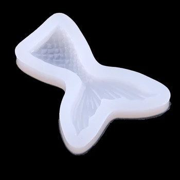 

DIY Tails Clear Silicone Mold Making Jewelry Pendant Resin Mould Craft Tool