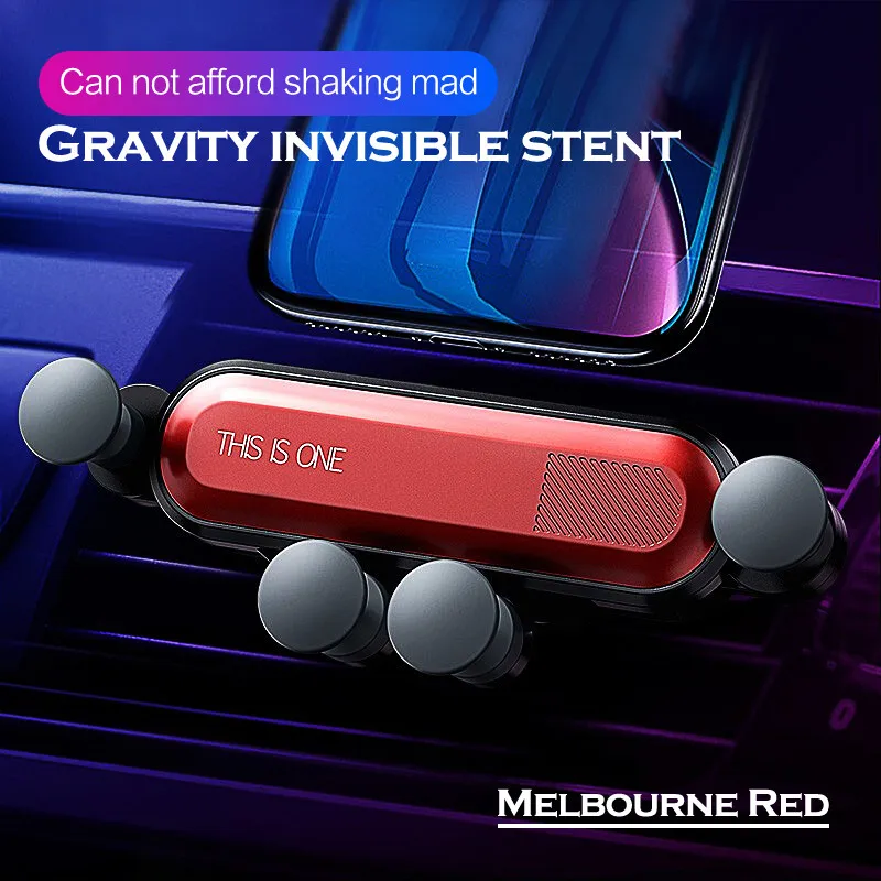 Red Color Роскошный мобильный телефон Автомобильный держатель для iPhone XR XS Max 7 автомобильный воздушный вентиляционный лобовое стекло Автомобильный держатель для телефона 360 карбоновый автомобильный держатель - Цвет: Red Color