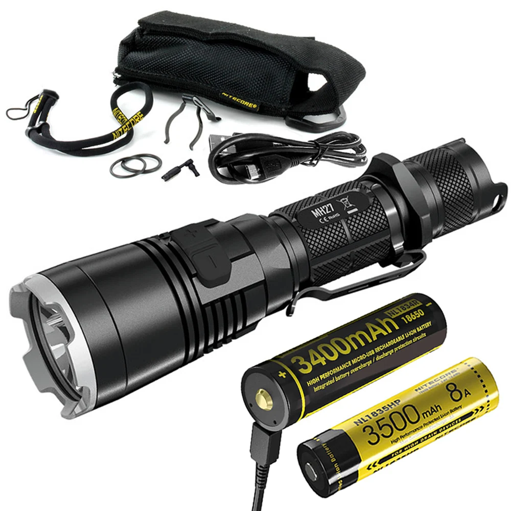 Rescue Medical Police Nitecore MH27 Flashlight Hunting Tactical Military