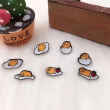 EUPNHY/1 пара, милые серьги-гвоздики для жареных яиц, эмалированные серьги, модные для ушей серьги-гвоздики, женские повседневные серьги для девочек, ювелирные изделия