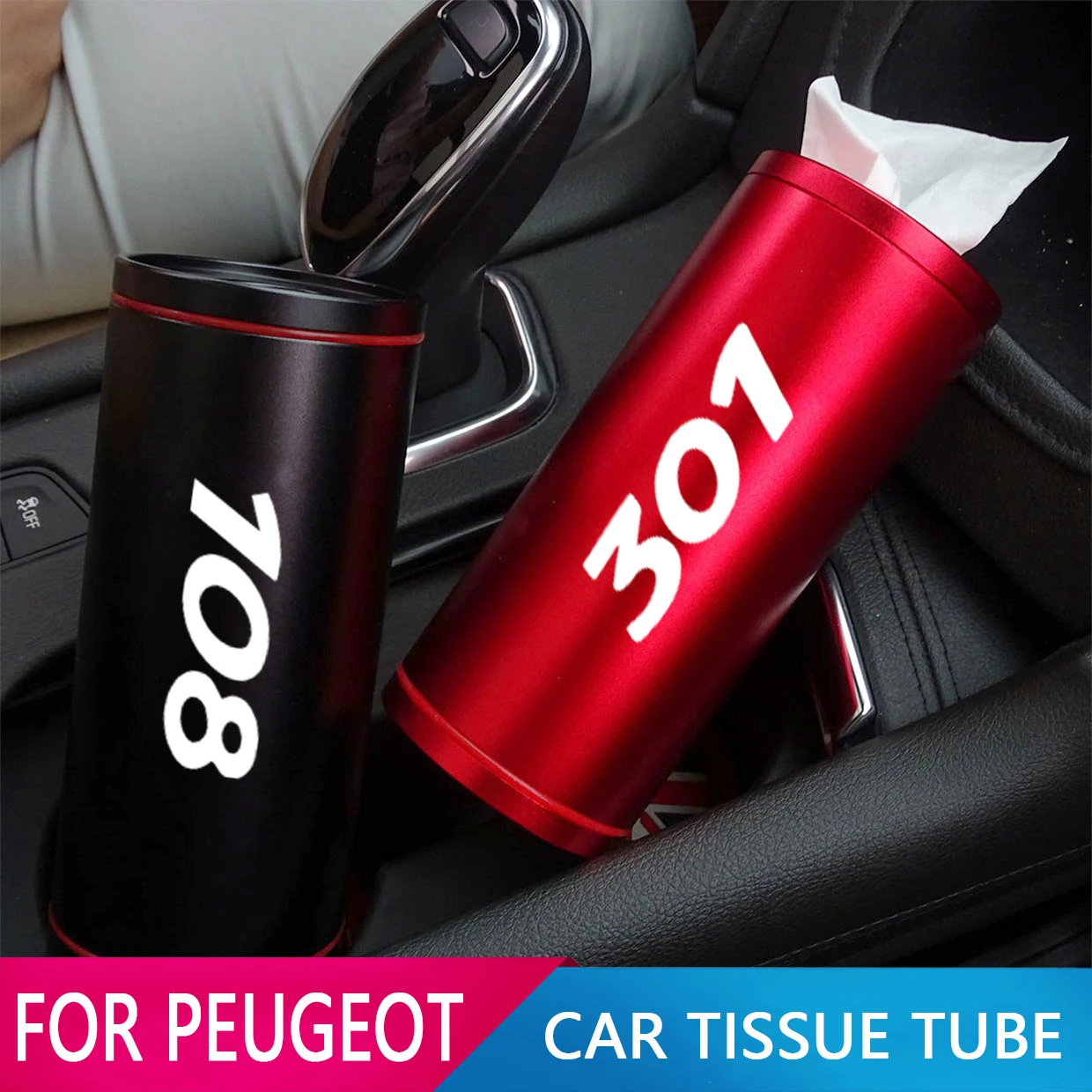 Auto Scatole Di Tessuto Supporto Di Tazza Auto Scatola Del Tessuto Cilindro Per Peugeot 107 108 206 Cc 207 Cc 208 Cc 301 308 Cc 406 407 408 306 307Cc