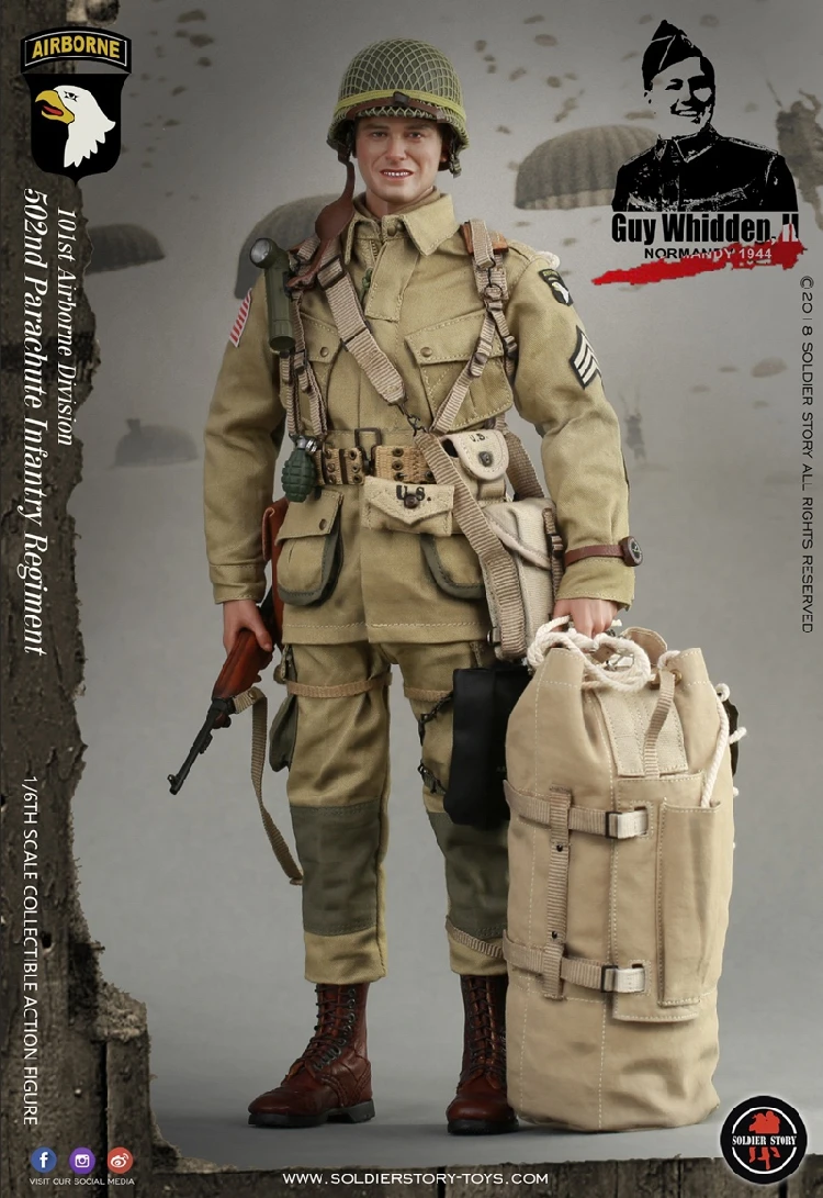 SS110 1/6 масштаб мужской Solider Второй мировой войны 101ST дивизии воздуха GUY WHIDDEN II полный набор фигурка модель для поклонников подарки