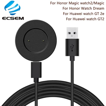 

Charging cradle replacement for Huawei watch GT2 charger adapter for Honor GS PRO/magic watch2 power supply adapter 1M black