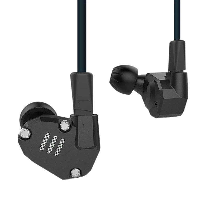 

KZ ZS6 Four Drivers Stereo In Ear Earphone 2DD+2BA 2-pin Metal Shell Earphone Noise Cancelling Detachable Cable Monitor HIFI D