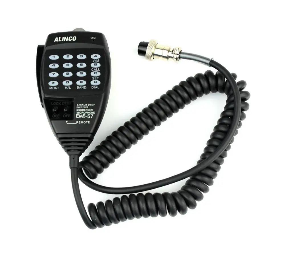 Ручной 8-контактный динамик Oppxun EMS-57 микрофон с клавиатурой DTMF для радио Alinco |