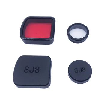 

UV Filter Glass Lens + Lens Cover + Housing Case Cover Protective Cover + Dive Filter For SJCAM SJ8 pro / SJ8 PLUS / SJ8 AIR