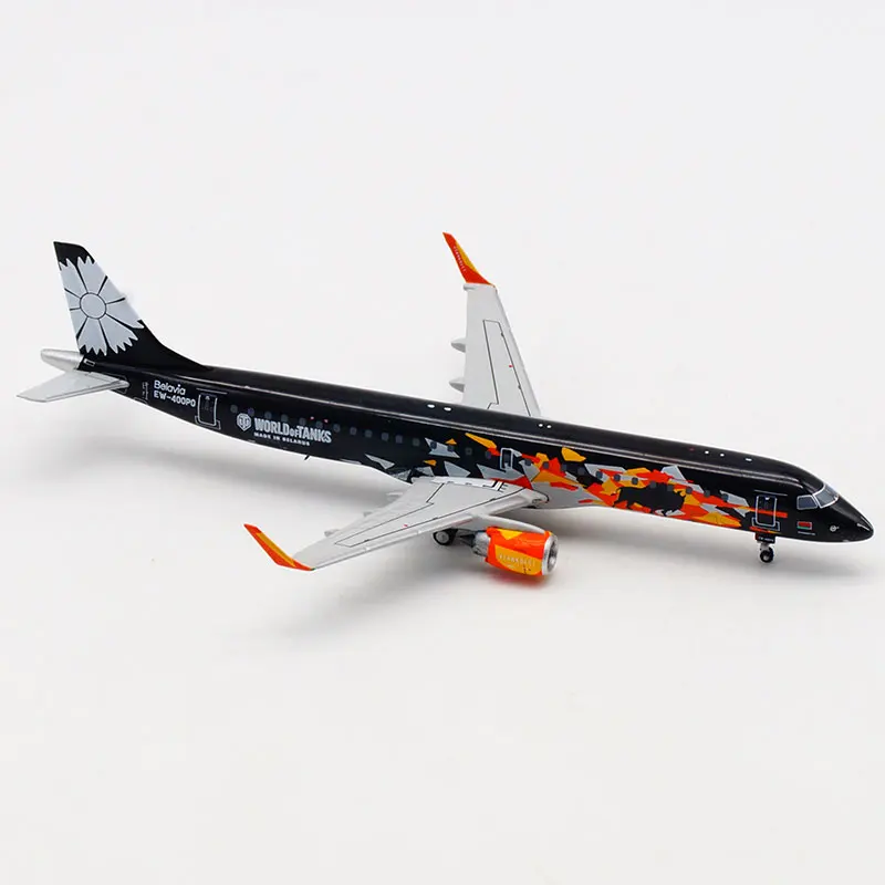 1/400 Белорусская авиакомпания ERJ 190LR EW 400 из сплава пассажирский самолет