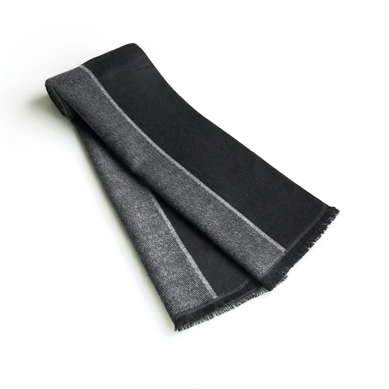 

Шарф мужской, осенне-зимний, черный