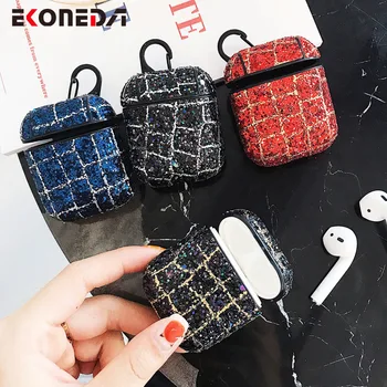 

EKONEDA Luxury Bling Glitter Case For Apple Airpods Case Girl Protective Earphone Cover For Airpod 2 Hard Cases