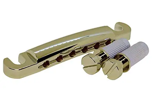 Gotoh GE101Z цинк литой под давлением гитарный Струнодержатель с столбами, золото - Цвет: Золотой