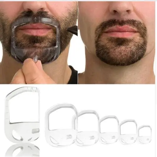 5pcs set White 120*78 см борода и усы для бритья фартук плащ-нагрудник для бритья с присосками прикрепить к зеркалу парикмахерские инструменты для удаления - Цвет: 5pcs set White