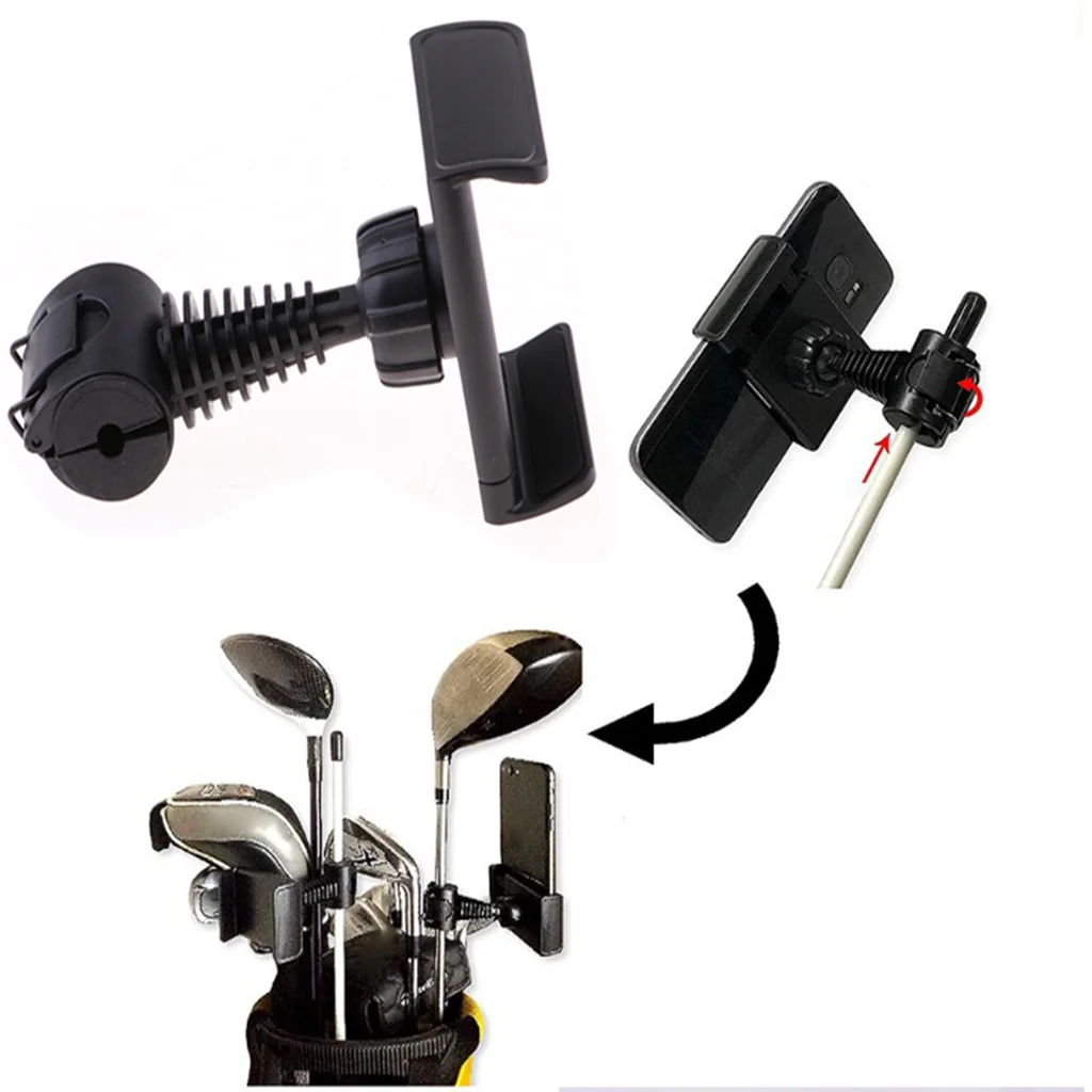 Golf Phone Mount Recording Bracket Holder Training Aids for Swing Practice