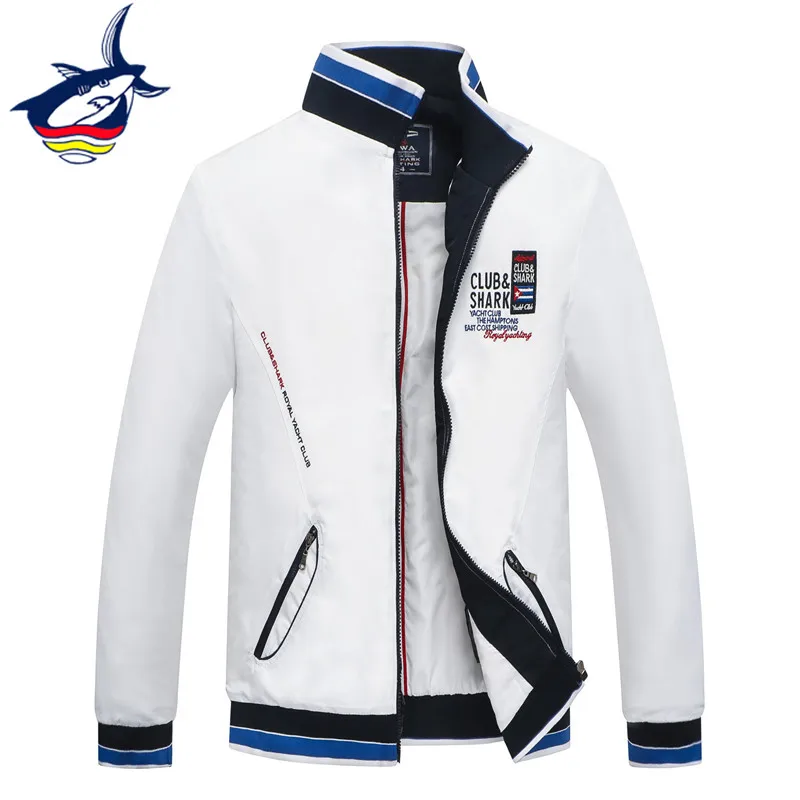 

New Brand Tace & Shark Jacket Men Trench Coat Windbreaker Spring Autumn Men's Coat Stand Collar Windproof Bomber Jacket Men