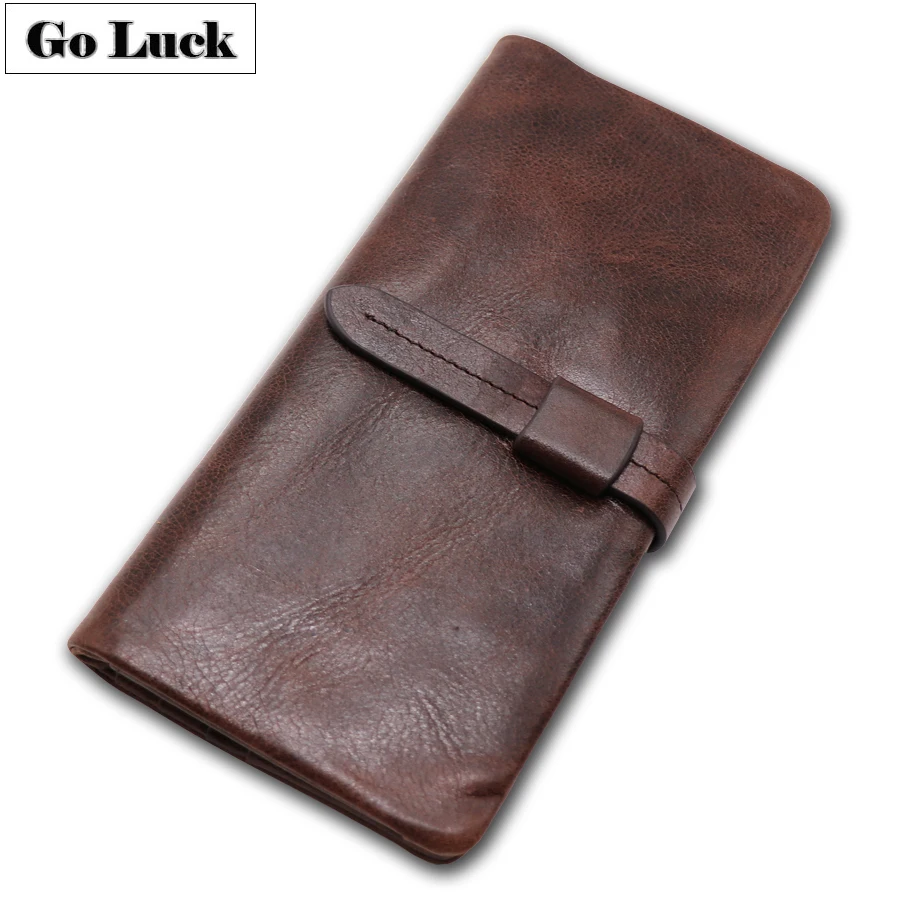 Мужской деловой бумажник на застежке из натуральной кожи|wallet zipper|cash pursewallet money |