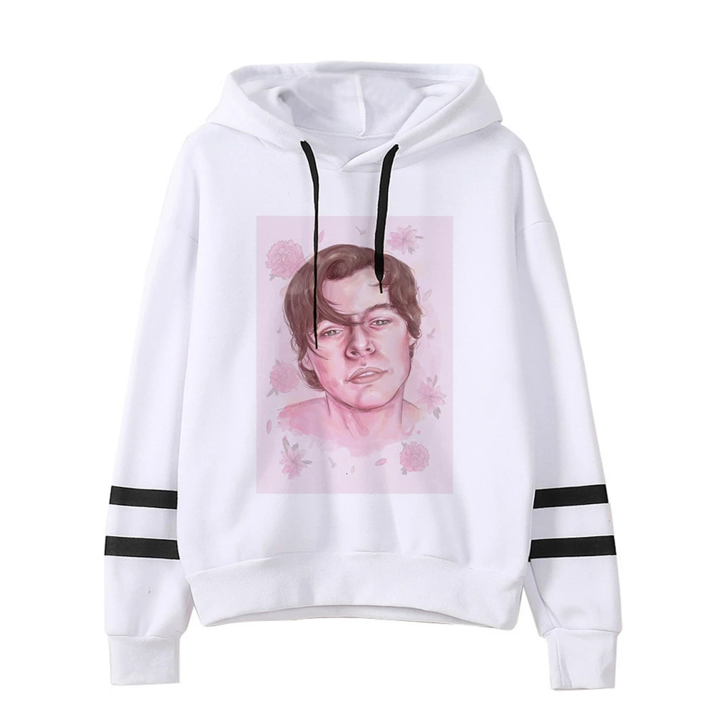 18 Harry Styles, Женская толстовка, уличная, негабаритный, с принтом, толстовка с капюшоном, 90 s, Ulzzang, хаджарку, с капюшоном, в стиле хип-хоп, пуловеры, женская одежда - Цвет: 18