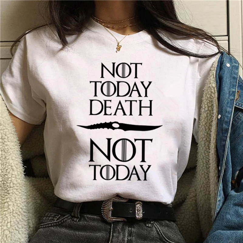 Для женщин нет Not Today Satan Harajuku футболка с принтом Ullzang милый кот футболки Женский не