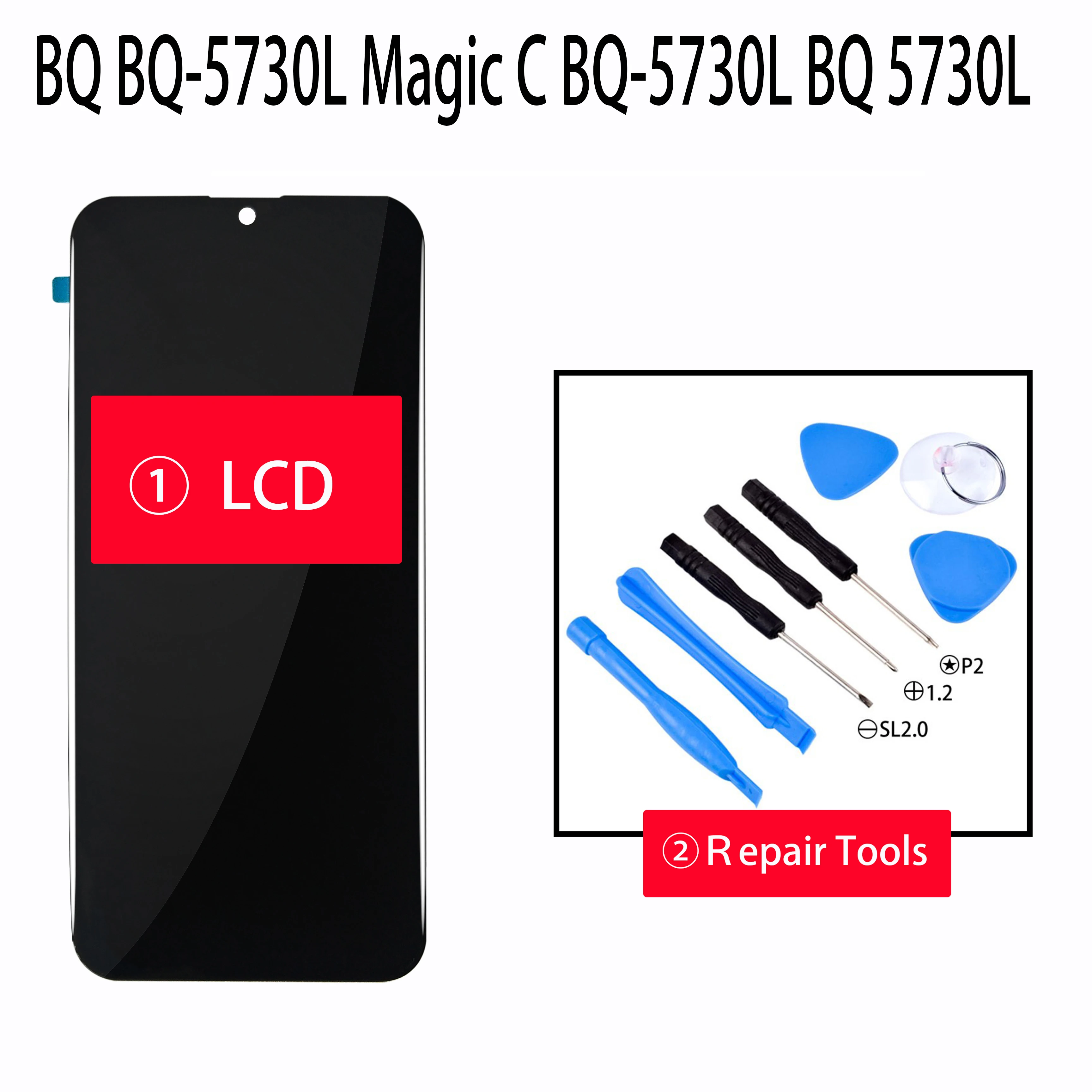 ЖК-дисплей 5 71 дюйма для BQ BQ-5730L Magic C 5730L сенсорный экран с дигитайзером в сборе