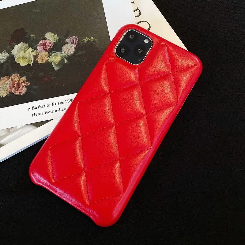 Мягкие кожаные роскошные чехлы для iPhone 12 Mini 11 Pro Max чехол X XS XR 7 8 Plus SE 2020 защитный