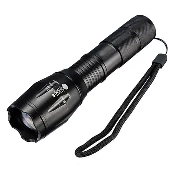 Tactical 18650 Flashlight T6 LED High Powered 5 Modes Zoomable Aluminum 18650 Torch Work Light Flashlight High Lumen
Tactical 18650 Flashlight T6 LED High Powered 5 Modes Zoomable Aluminum 18650 Torch Work Light Flashlight High Lumen
