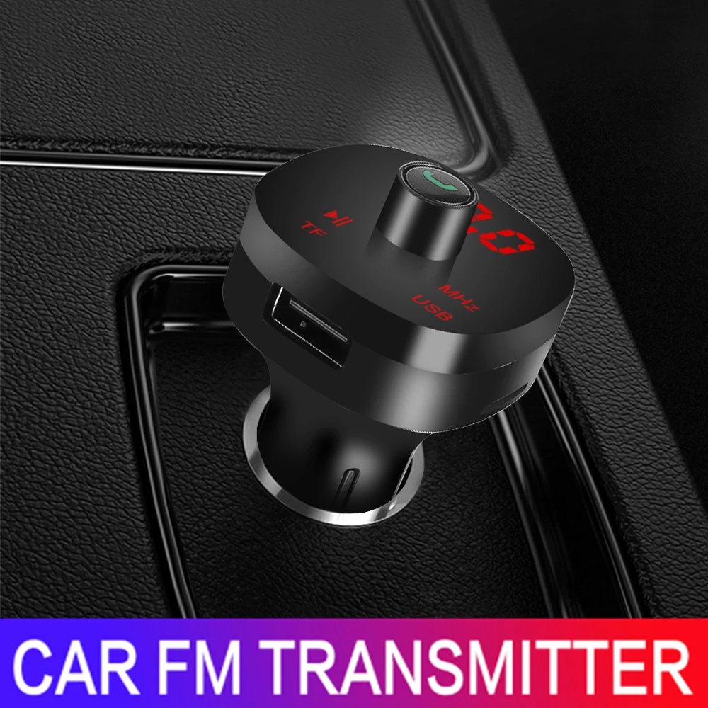 Цифровой FM-трансмиттер Автомобильный MP3-плеер беспроводной стерео аудио