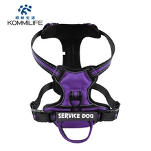 

Nylon Adjustable Dog Harness Personalized Reflective Dog Harness Vest Breathable Pet Harness Leash For Small Medium Large Dogs