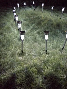 

24pcs 5W High Brightness Solar Power LED Lawn Lamps with Lampshades