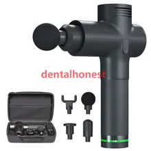 Новая 2400 мА/ч, ударная терапия Электрический Вибрационный мышечный массажер пистолет професиональный массажер для тела расслабляющий мышцы инструмент