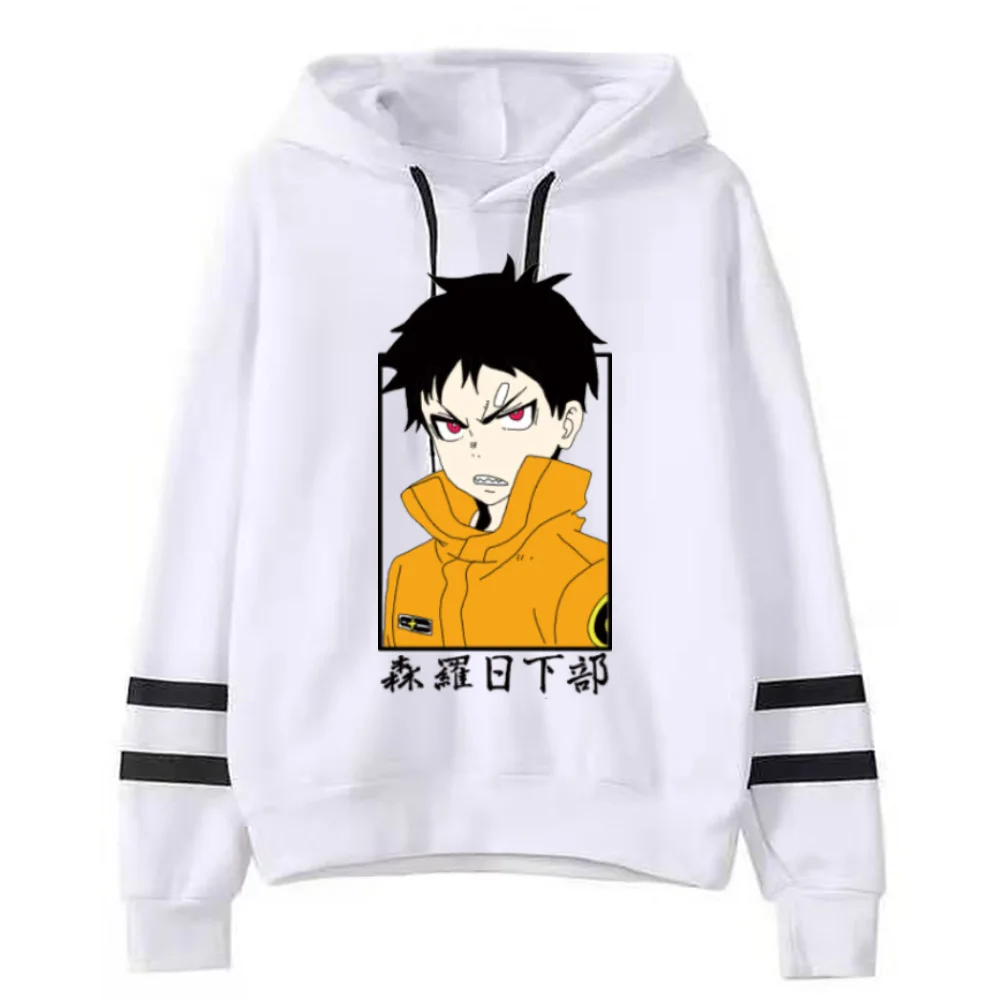 Модная Аниме Толстовка Fire Force Shinra Kusakabe с длинным рукавом в стиле хип-хоп Uniex |