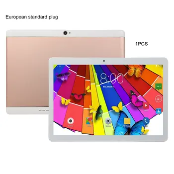 

KT107 Round Hole Tablet 10.1 Inch HD Large Screen Android 8.10 Version Fashion Portable Tablet 8G+64G Pink Tablet