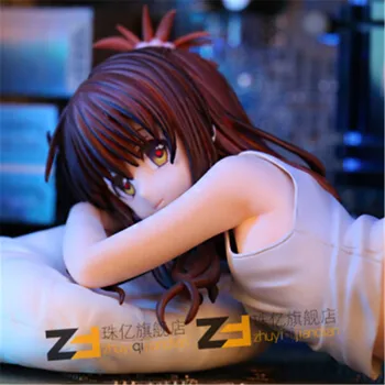 

SAO Anime Sword Art Online Yuuki Mikan Sitting Ver. Swimsuit PVC Action Figure Desktop Decoration Model Noodle Stopper Toy 14cm