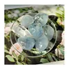 Best Selling Natural Healing Crystals Celestite Tumbles Stone For Christmas Decoration 1