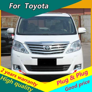 

KOWELL Car Styling Fog Lamp for Toyota Land Cruiser Prado Alphard VIOS CROWN LED Fog Light Fog Lamp LED DRL 2 function model