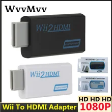 WVVMVV HD 1080P Wii z wejściem HDMI konwerter Adapter Wii2HDMI-compatible konwerter Audio 3 5mm dla PC Monitor HDTV wyświetlacz tanie tanio Męski-żeński WII to HDMI Converter CN (pochodzenie) KABLE HDMI HDMI 1 4 Pakiet 1 PLASTIKOWA TOREBKA Nieekranowany HDMI1 4