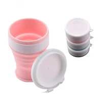 200Ml Silicone Folding Glass Camping Travel Mug Portable Telescopic Coffee Cup Outdoor Water Cup Folding Water Bottle Drinkware 3