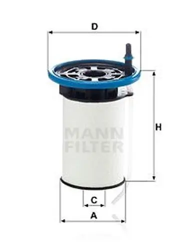 Фильтр топливный OPEL/FIAT 1.3D-3.0D 10 MANN-FILTER PU7005