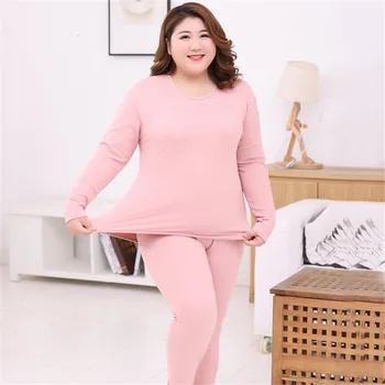 

100kg 3XL Plus Size Women's Modal Homewear Autumn Female Pajamas Ladies Atoff Home Modal 2Pieces Set Sleepwear Pajamas for Women