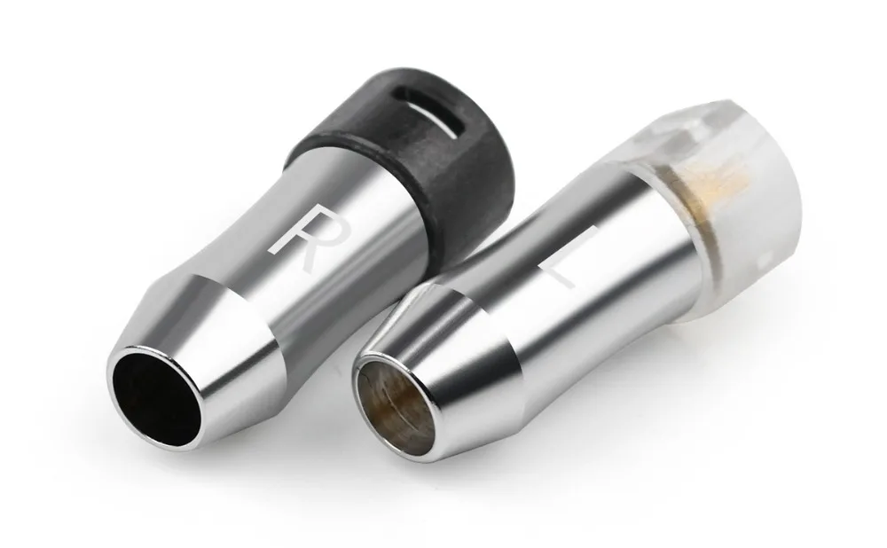 QYFANG 1 пара провода разъем наушники 2Pin разъем аудио разъем для IE8 IE8I IE80 DIY HiFi гарнитура алюминиевый сплав металлический адаптер