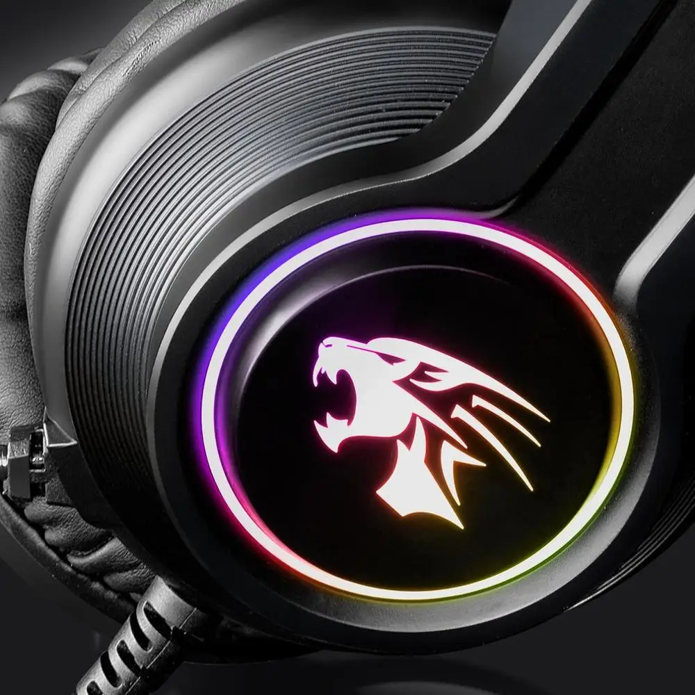 Profession Gaming Headset Deep Bass Game Headphones with Microphone for Computer Gamer 7 1 USB Channel Surround Sound