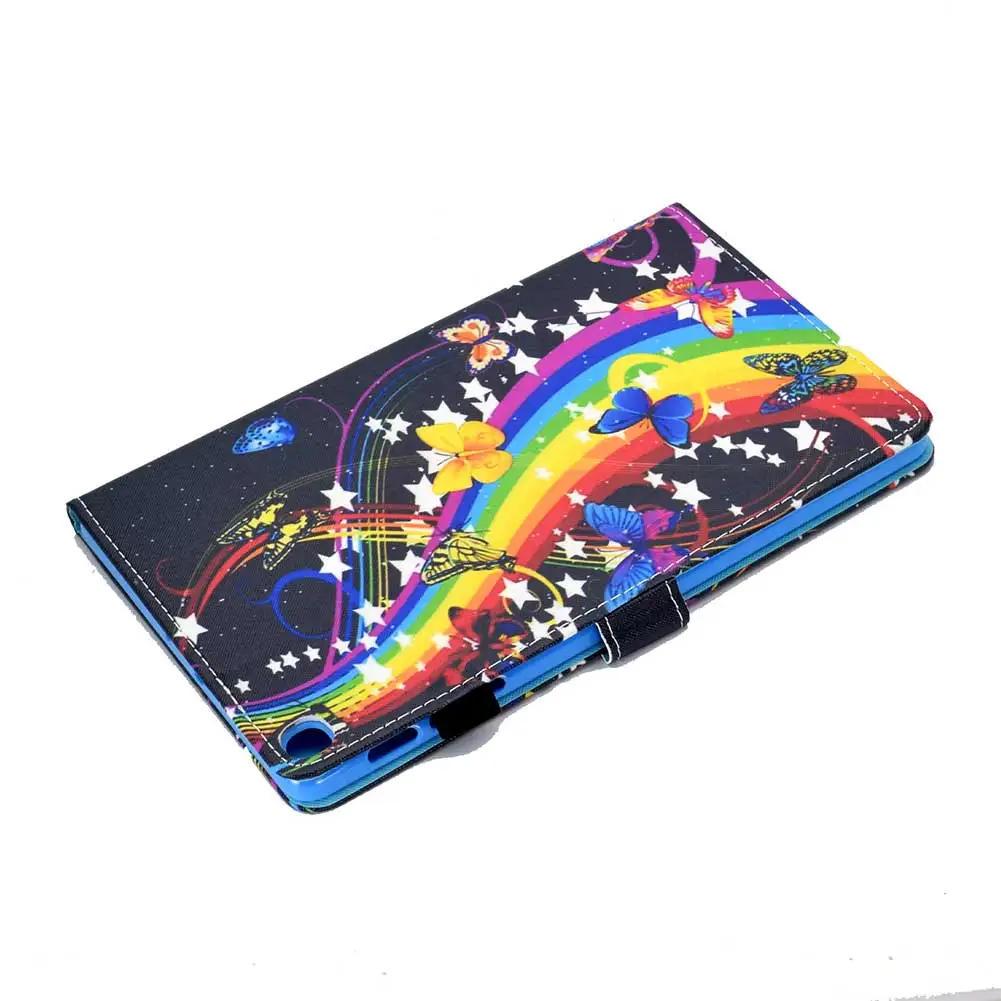 Противоударный умный чехол для Samsung Galaxy Tab S5e 10,5 SM-T720 SM-T725 чехол с принтом кожаный флип-чехол-подставка
