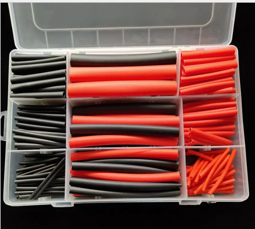 

270pcs/box Waterproof Shrinking Assorted Insulated Sleeving Tubing Set 3:1 Dual Wall Heat Shrink Tube Wire Cable