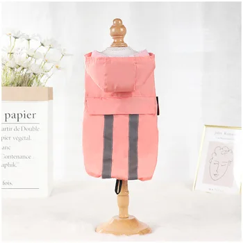 

Small Medium Pet Dog Cat RainCoat Reflective Waterproof Dog Jacket Coat Clothes For Chihuahua Dogs Puppy Rainsuit Jumpsuit