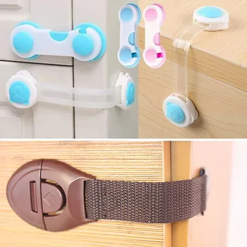 

10PCS/LOT Multifunction Baby Cabinet Locks Child Safety Lock Baby Drawer Lock Refrigerator Toilet Wardrobe Lock