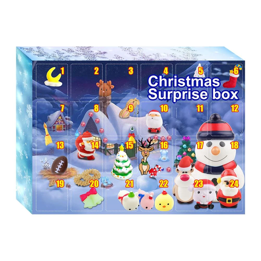 Fiddgettoysセットクリスマスadventureカレンダー24ストレス玩具パックブラインドボックスストレス解消玩具子供向けクリスマスギフト Advent Calendars Aliexpress