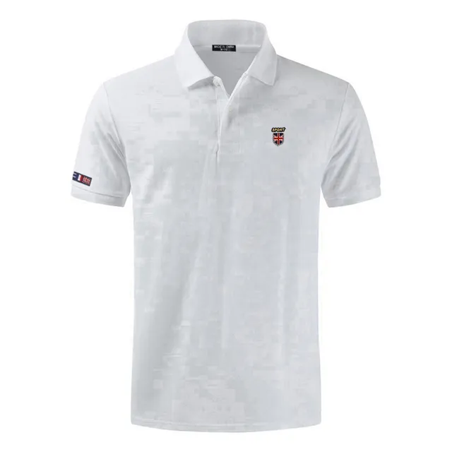 100% Cotton Top Quality 2022 Summer New Men's Polos Shirts Plus Size XS-5XL Solid Color Short Sleeve Polos Homme Lapel Male Tops white