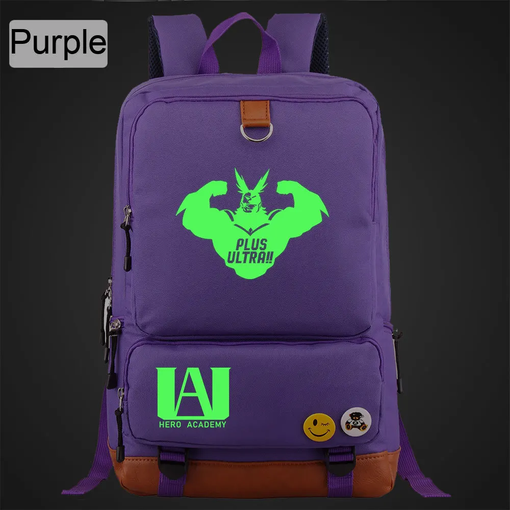 My Hero Academia Luminous Pattern Backpack 