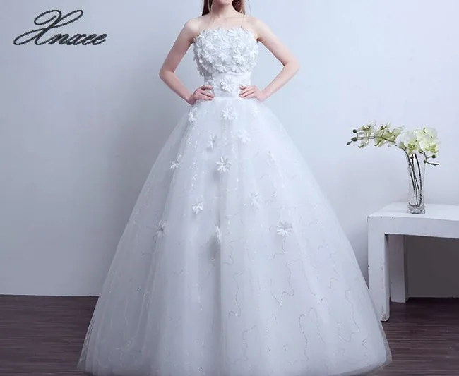 Новинка, женское платье с бриллиантами, Vestido De Noiva - Цвет: white 3