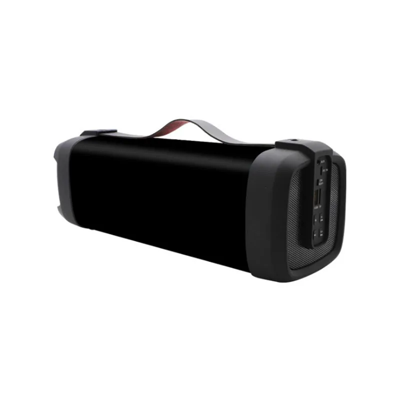 Колонка портативный Bluetooth мини динамик с fm-радио водонепроницаемый сабвуфер беспроводной Loundpeakers и держатель для телефона - Цвет: black