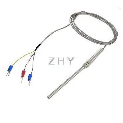 

0-400C PT100 Type Temperature Sensors Thermocouple Probe 2 Meters