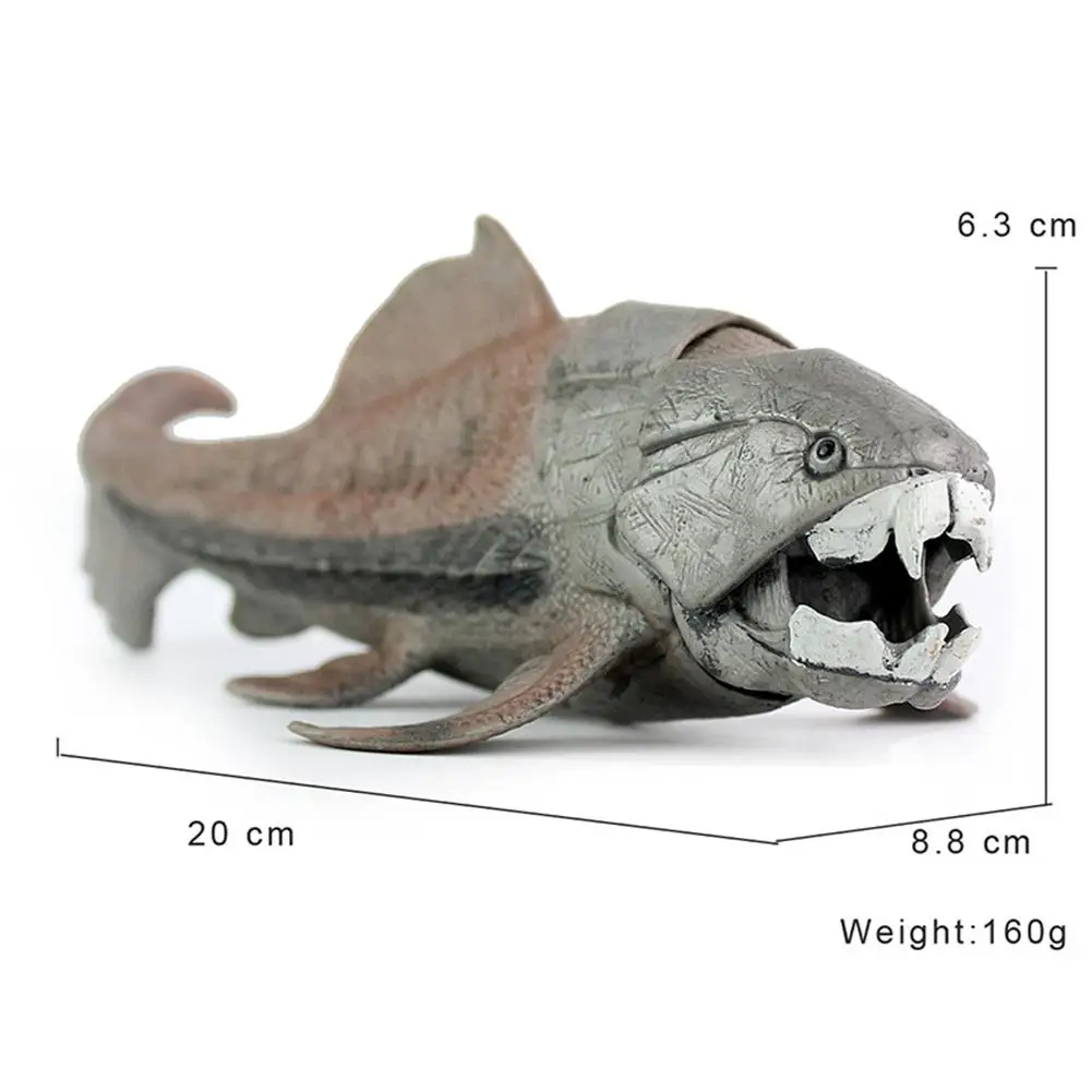 Не имитирует Dunkleosteus Океанский динозавр фигурка челюсти подвижная модель динозавра игрушки развивающие игрушки для детей