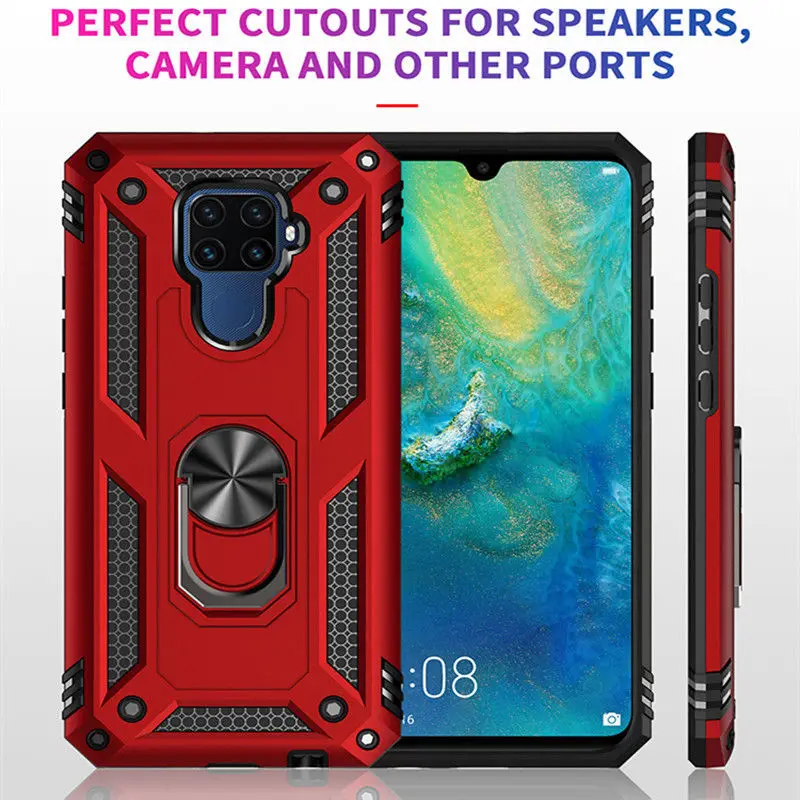 100 шт/партия противоударный бронированный чехол для телефона huawei mate 30 Nova 5I Pro mate 30 Pro с кронштейном для автомобильного кольца